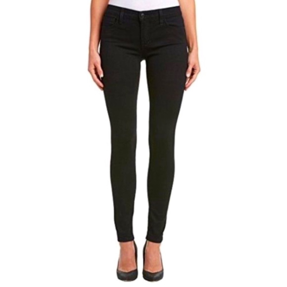 Vtg Mob Wife Joe’s Jeans Mid Rise Black Angelyne Skinny Straight Jeggings